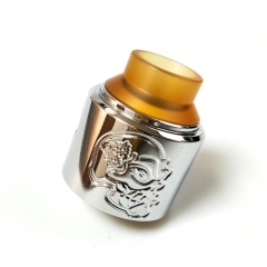 Pur Skull Style RDA Rebuildable Dripping Atomizer 28.5mm - Silver