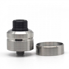 ULTON Daywon Style 22mm RDA Rebuildable Dripping Atomizer w/BF Pin/ 24mm Beauty Ring - Silver