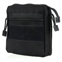 Outdoor EDC Tactical Nylon Storage Bag - Black