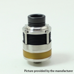 SXK PyroGeyser Style 316SS 22mm RDTA Rebuildable Dripping Tank Atomizer - Silver