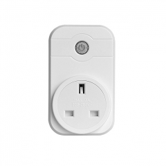 Smart WiFi Socket Charging Port Remote Control WiFi Wireless Mains Connection Home Plug (UK Version) - White