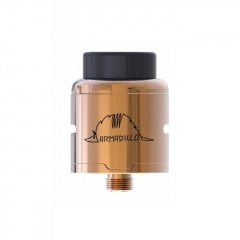 Authentic Oumier Armadillo 24mm RDA Rebuildable Dripping Atomizer - Champagne Gold
