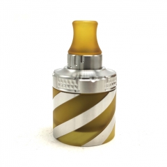 Coppervape Spica Pro Helix kit (SS316+PEI version) - Silver Yellow