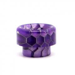 Clrane 810 Replacement Snake Skin Style Resin Drip Tip - Purple
