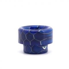 Clrane 810 Replacement Snake Skin Style Resin Drip Tip - Blue