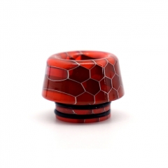 Clrane 810 Replacement Mushroom Style Resin Drip Tip - Red