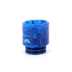 Clrane 810 Replacement Snake Skin Style Resin Drip Tip Long - Blue