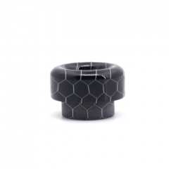 Clrane 810 Replacement Snake Skin Style Resin Drip Tip - Black