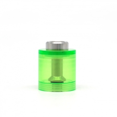 ULTON Replacement PMMA Bell Cap w/Short Chimney for FEV 3/4/4.5 Atomizer 3.5ml - Green