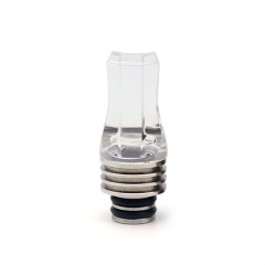 Replacement 510 Acrylic Flat Drip Tip - White