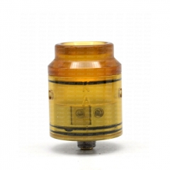 Vazzling Kali Style 25mm RDA Rebuildable Dripping Atomizer w/BF Pin - Yellow