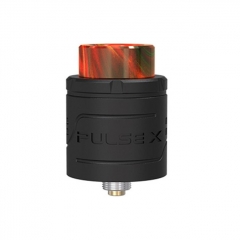 (Ships from Germany)Authentic Vandy Vape Pulse X 24mm RDA Rebuildable Dripping Atomizer w/ BF Pin - Black