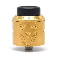 Exile Style 25mm RDA Rebuildable Dripping Atomizer w/BF Pin - Gold