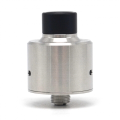 SER Hadaly 316SS Rebuildable Dripping Atomizer with Bottom Feeding Pin - Silver