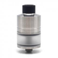SXK WICK'T WICKT Style 316SS 22mm RDTA Rebuildable Dripping Tank Atomizer w/ BF Pin 2ml - Silver