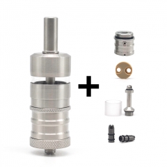 (Ships from Germany)ULTON Fev 4.5M Style RTA Rebuildable Tank Atomizer 4.5ml - Silver