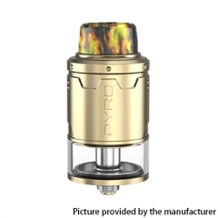 Authentic Vandy Vape Pyro V3 24mm RDTA Rebuildable Dripping Tank Atomizer 2ml - Gold