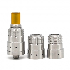 Vazzling 900 BF Style 18mm RDA Rebuildable Dripping Atomizer w/BF Pin - Silver