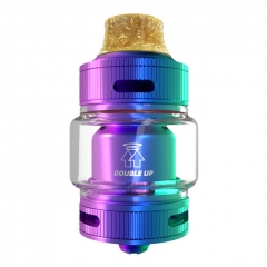 Authentic Goforvape Double UP 23mm RTA Rebuildable Tank Atomzier 2ml - Rainbow