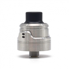 YFTK AirLab RM Style 22mm 316SS RDA Rebuildable Dripping Atomizer w/BF Pin - Silver