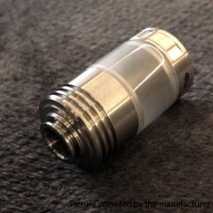 Caiman Style MTL 22mm RDTA Rebuildable Dripping Tank Atomizer - Silver