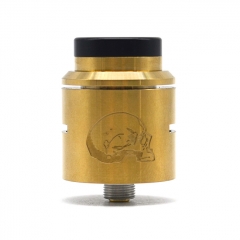 Vazzling C2MNT V2 Style 24mm RDA Rebuildable Dripping Atomizer w/ BF Pin - Gold
