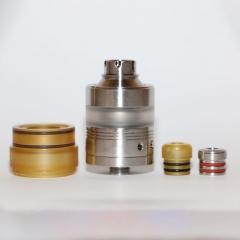 Vazzling Ruby Style 22mm 316SS RTA Rebuildable Tank Atomizer 2ml - Silver