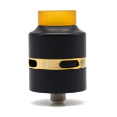 H24 Style 316SS RDA Rebuildable Dripping Atomizer w/BF Pin - Black