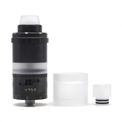 (Ships from Germany)ULTON Kronos 2S 23mm Style 316SS RTA Rebuildable Tank Atomizer 4ml - Black