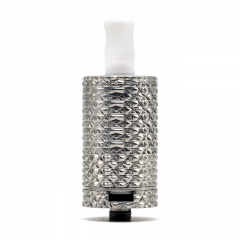 Vazzling Dvarw v2 MTL 22mm Style Knurling Version + Auguse Style Diamond Cap (Limited) - Silver