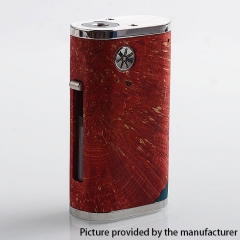 Authentic Asmodus Pumper-18 Squonk Stablized Wood 18650 Mechanical Box Mod 8ml - Red