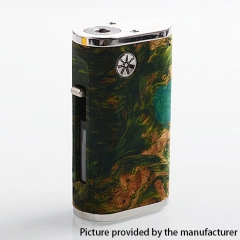Authentic Asmodus Pumper-18 Squonk Stablized Wood 18650 Mechanical Box Mod 8ml - Green