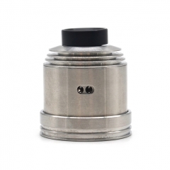(Ships from Germany)ULTON Hussar II Style 316SS 22mm RDA w/BF Pin/24mm Beauty Ring - Silver