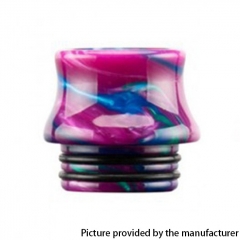 Authentic Reewape Resin Replacement 810 Drip Tip for SMOK TFV8 / TFV12 Tank / Kennedy / Battle / Reload RDA - Purple AS300