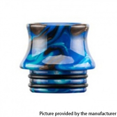 Authentic Reewape Resin Replacement 810 Drip Tip for SMOK TFV8 / TFV12 Tank / Kennedy / Battle / Reload RDA - Blue AS300