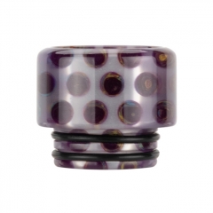 Authentic Reewape Resin Replacement 810 Drip Tip for SMOK TFV8 / TFV12 Tank / Kennedy / Battle / Reload RDA - Purple AS306 1pc