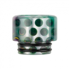 Authentic Reewape Resin Replacement 810 Drip Tip for SMOK TFV8 / TFV12 Tank / Kennedy / Battle / Reload RDA - Green AS306 1pc