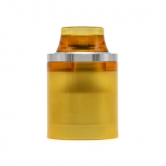 Replacement Top Cap Tank Tube Nano Kit w/ Drip Tip for Taifun Typhoon GT4S GT 4S IV S Style RTA 2.9ml - Silver + Brown