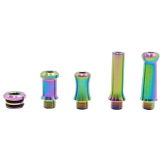 Rubyvape 510 SS 4-in-1 MTL Replacement Drip Tip - Rainbow