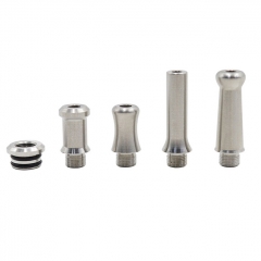 Rubyvape 510 SS 4-in-1 MTL Replacement Drip Tip - Silver