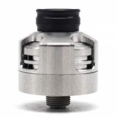 (Ships from Germany)Engine Style 22mm RDA Rebuildable Dripping Atomizer w/ BF Pin - Silver