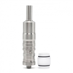 (Ships from Germany)ULTON Fev vS Style 316SS RTA Single/Dual AFC Mouth to Lung Atomizer 17mm - Silver