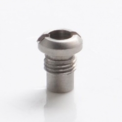 SXK Replacement Bohrung Airflow Insert Air Screw for Flash e-Vapor V4.5/V4.5S+ RTA 2mm (5.16 x 3.8mm) 1pc - Silver
