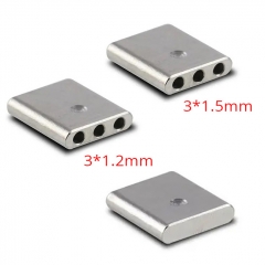 (Ships from Germany)ULTON Airdisks for Typhoon GX 3 Holes + Solid (3pcs)- Silver
