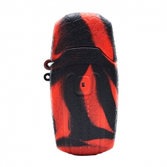 Silicone Protective Case for Geekvape Aegis Pod w/Lanyard - Black Red