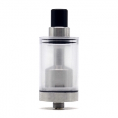 (Ships from Germany)Authentic Auguse V1.5 22mm MTL RTA Rebuildable Tank Vape Atomizer w/ 5 Airflow Inserts 4ml - Silver