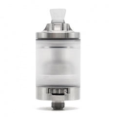 (Ships from Germany)YFTK Roulette Style MTL / DL 22mm RTA Rebuildable Tank Vape Atomizer 3.5ml - Silver