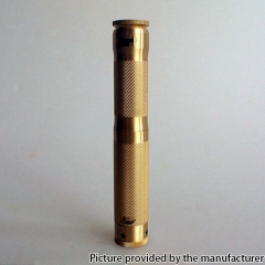 AV MIP5 Style Stackable 24mm Competition Mechanical Mod 2x18650 - Brass