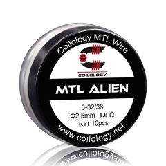 Coilology MTL Alien Coil KA1 3-32/38 1ohm 2.5mm 10pcs