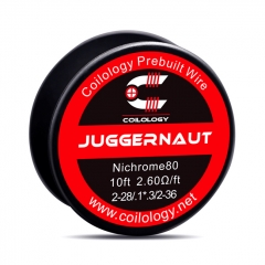 Authentic Coilology NI80 Juggernaut 2-28/2-36 AWG Prebuilt Spool Wire 10 Feet - 2.6ohm